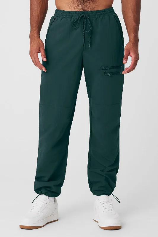 Final Clearance Takeaway Track Pant - Midnight Green