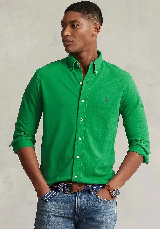 Quick Sale Ralph Lauren Featherweight Mesh Shirt, Green