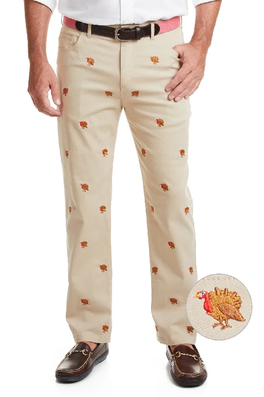 Customer Appreciation Sale Wayfarer 5-Pocket Stretch Twill Pant Khaki with Turkey