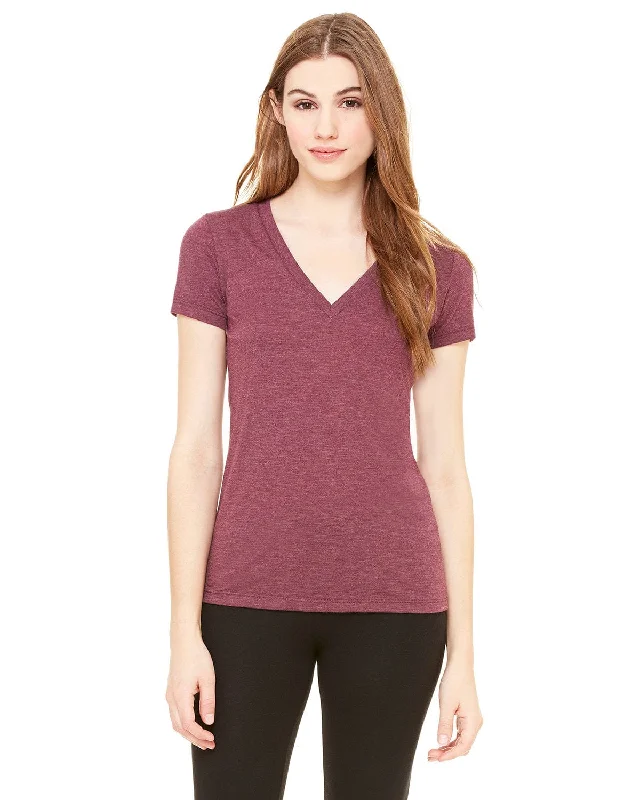 Weekend Specials to Delight Bella+Canvas Ladies Triblend Deep V-Neck T-Shirt | Maroon Triblend Weekend Specials to Delight Bella+Canvas Ladies Triblend Deep V-Neck T-Shirt | Maroon Triblend