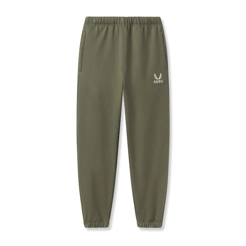 The Best Deal 0655. Tech-Terry™ Oversized Sweats - Olive "Emblem"