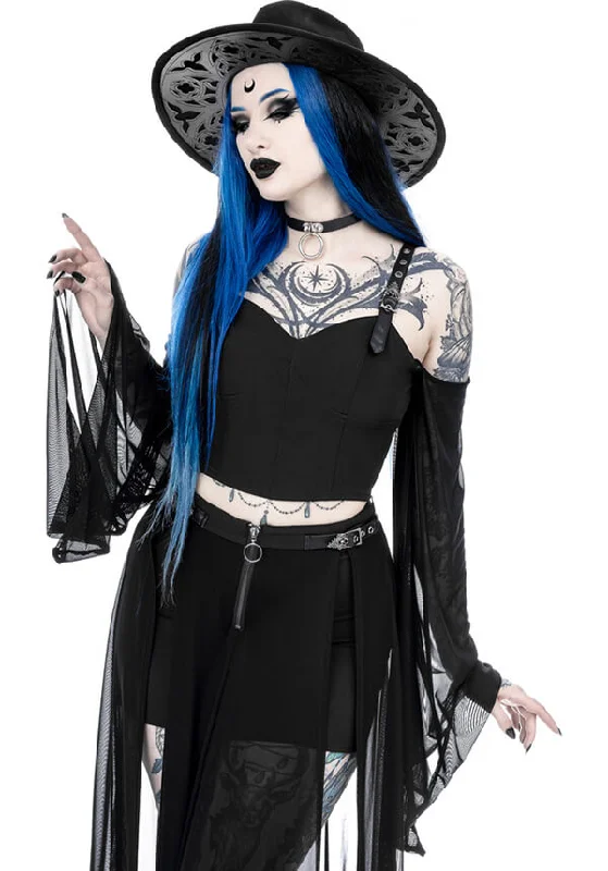 Weekend Bargains to Indulge In Midnight Veil | LONG SLEEVE TOP*