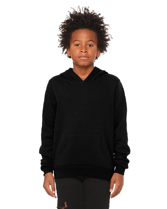 Time-Limited Offer Bella+Canvas Youth Sponge Fleece Pullover Hooded Sweatshirt | Black Time-Limited Offer Bella+Canvas Youth Sponge Fleece Pullover Hooded Sweatshirt | Black