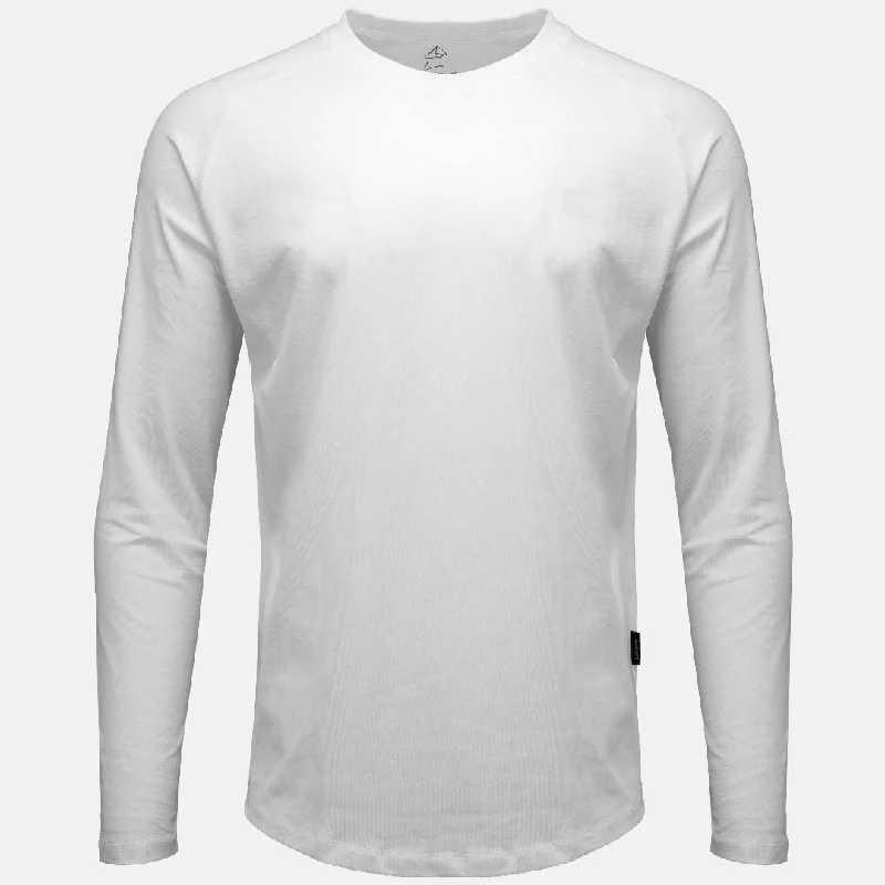 Stock Clearance White Donard Long Sleeve Tee