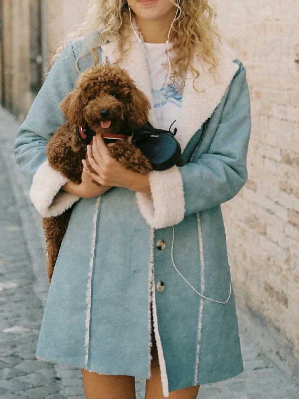 Weekend Specials to Indulge In Nadia Sherpa Coat - Cloud Blue