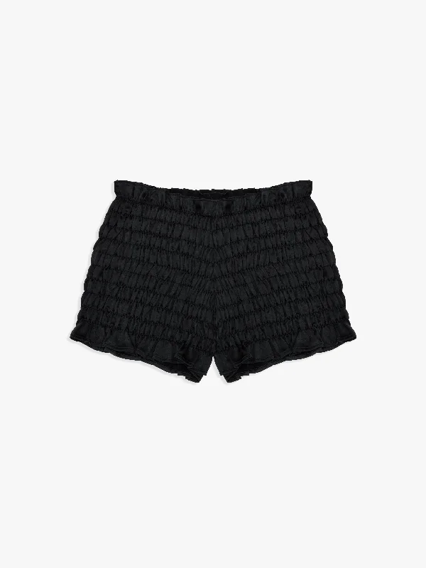 Weekend Bargains to Snag Angel Smocked Short - Black