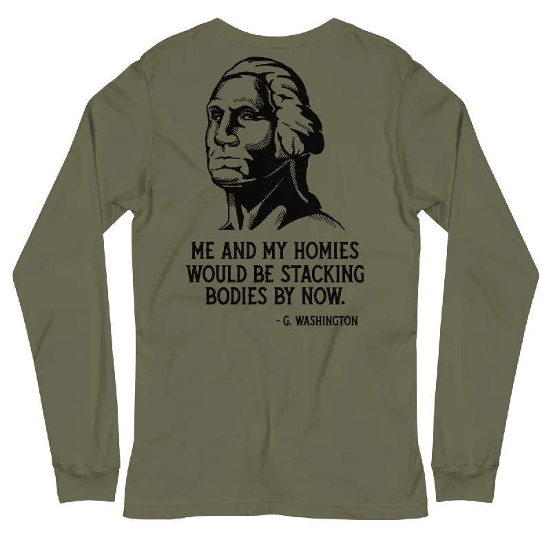 Weekend Offers You Can't Ignore Stacking Bodies Long Sleeve Tee