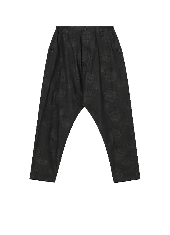 Daily Special DUNGAREE JQ BLACK SLIM SAROUEL PANTS