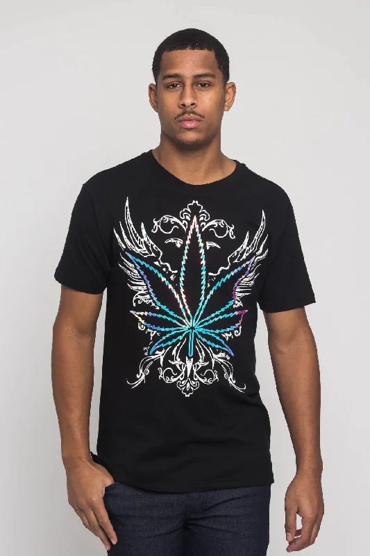 Weekend Deals to Make You Happy Iridescent Leaf T-Shirt