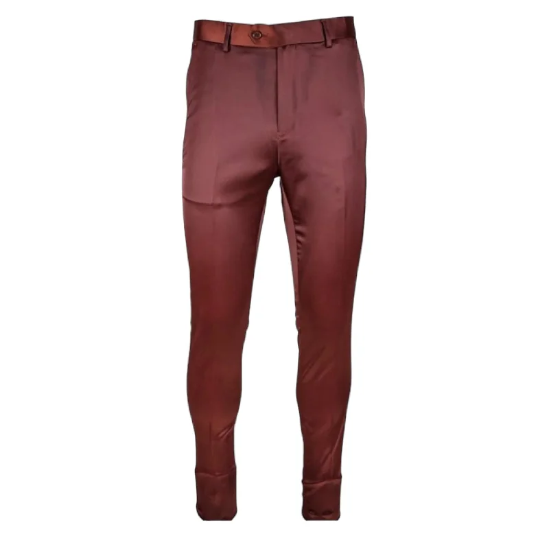 Limited Time Offer ST PATRICK: Satin Stretch Slim Fit Pants