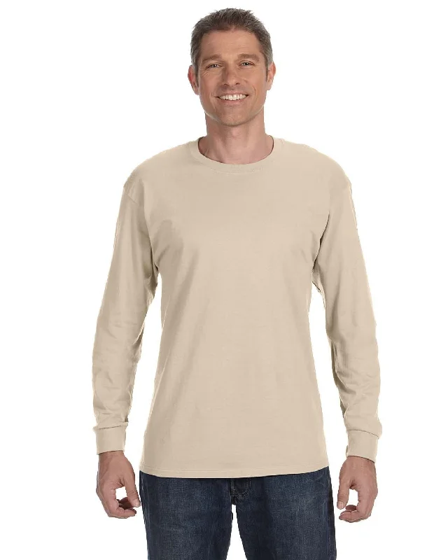 Shop the Weekend Away Jerzees DRI-POWER ACTIVE Long Sleeve T-Shirt | Sandstone