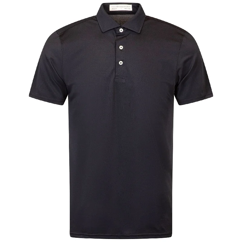 Make Your Weekend Count with Savings The Macdonald Knit Polo Black - 2025