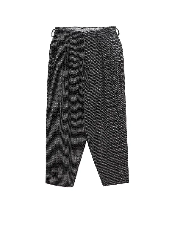 Extra Savings W/L DOBBY TWEED INK 2TUCK TWILL PANTS