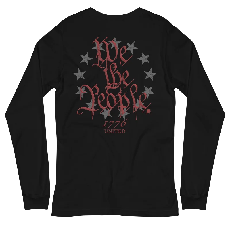 Super Deal We The People Long Sleeve Tee