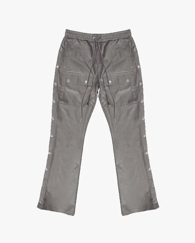 Closeout EPTM SNAP CARGO FLARED PANTS-GREY