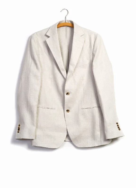 Unmissable Offer CHRISTIAN | Formal 2 Button Blazer | Ecru
