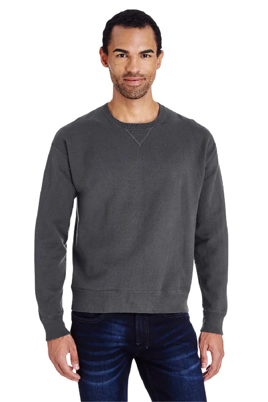 Special Discount ComfortWash By Hanes Mens Crewneck Sweatshirt - Railroad Grey