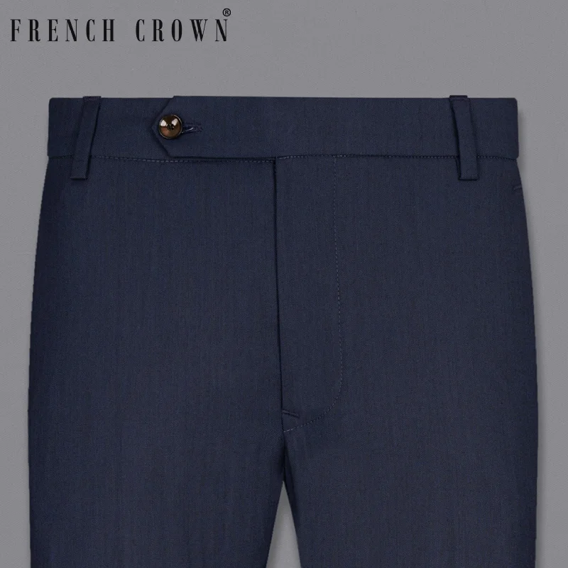 Massive Deals Tangaroa Blue Wool Rich  Pant