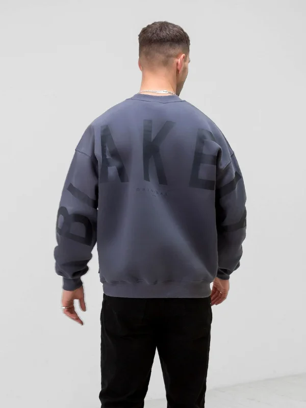 Daily Specials Tonal Idris Oversized Sweater - Blue