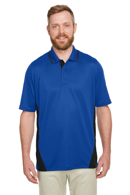 Weekend Offers That Delight Harriton Mens Flash Performance Moisture Wicking Colorblock Short Sleeve Polo Shirt - True Royal Blue/Black Weekend Offers That Delight Harriton Mens Flash Performance Moisture Wicking Colorblock Short Sleeve Polo Shirt - True Royal Blue/Black