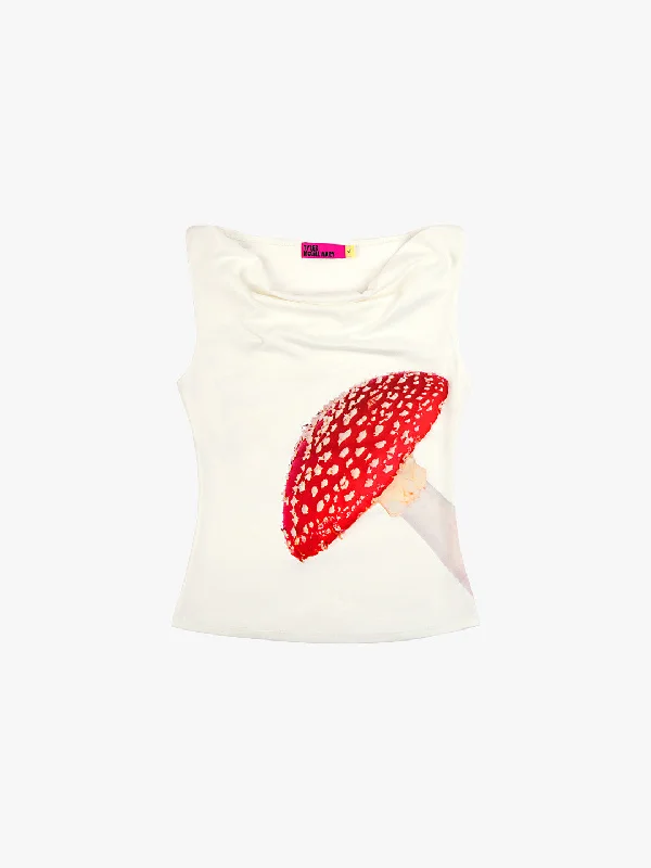 Steal Deal Simone Top - Mushroom