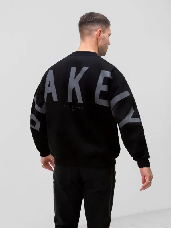Can't Be Beat Tonal Idris Oversized Sweater - Black