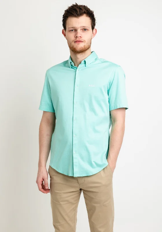 Extra Discounts Hugo Boss Biado Logo Short Sleeve Shirt, Mint