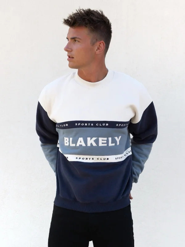 Midnight Sale Alpine Relaxed Sweater - Light Blue