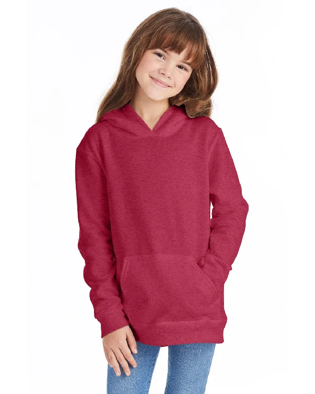 Weekend Special Hanes Youth Hooded Sweatshirt | Heather Red