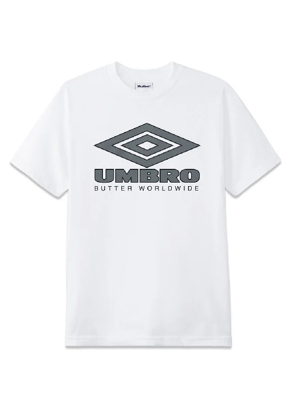 Weekend Deals That Dazzle UMBRO Diamond Logo Tee - White