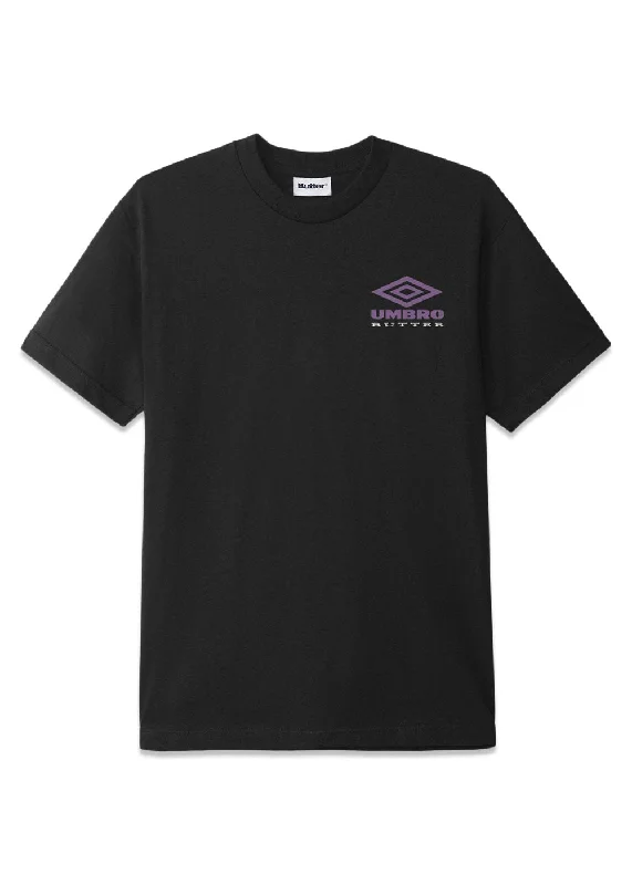 Weekend Shopping Bliss UMBRO Lines Tee - Black