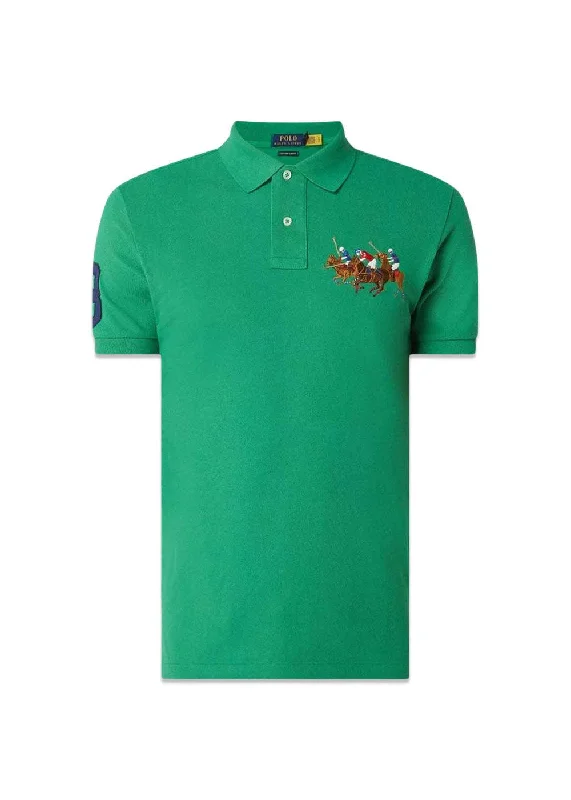 Low Prices Polo Pique Custom Slim Fit - Light Green