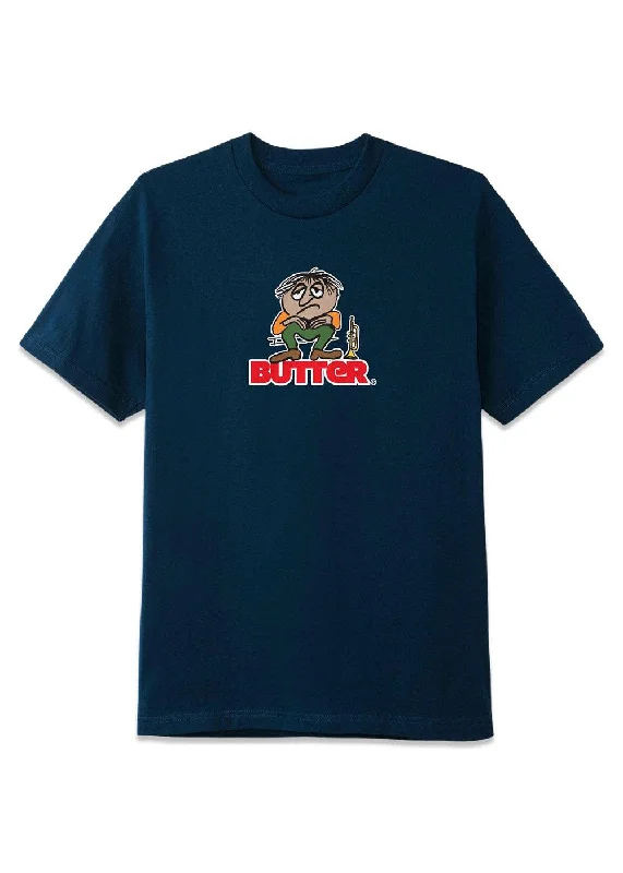 Weekend Deals That Excite blues logo tee navy - Navy