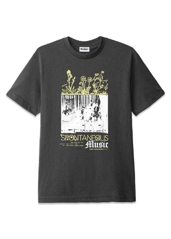 Weekend Specials to Relish Spontaneous Music Tee - Charcoal