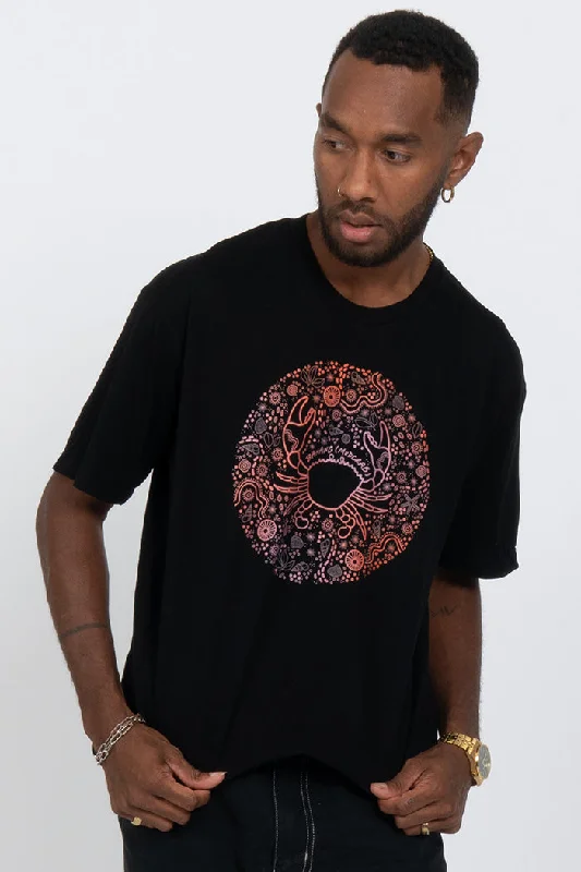 Deal of the Week Banang (Mudcrab) Black Cotton Crew Neck Unisex T-Shirt