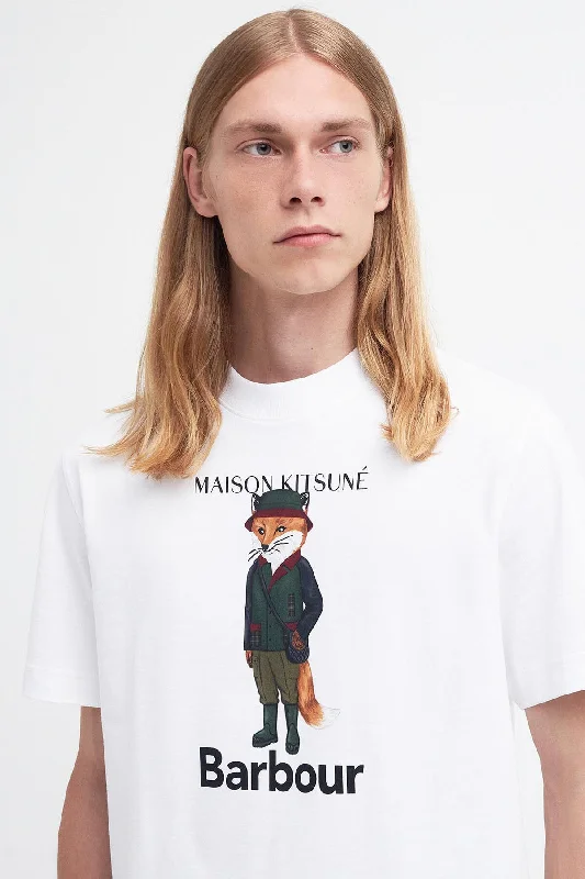 Weekend Savings Fiesta T-shirt Fox Beaufort Barbour x Maison Kitsuné
