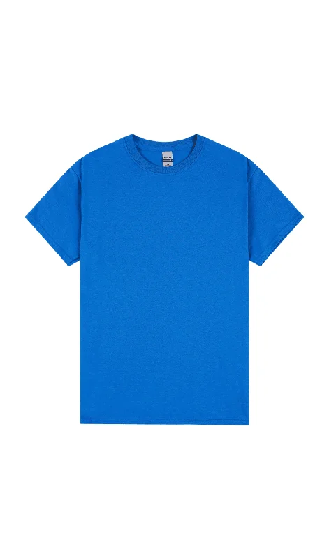 Limited Edition Blue Blank Short Sleeved T-Shirt