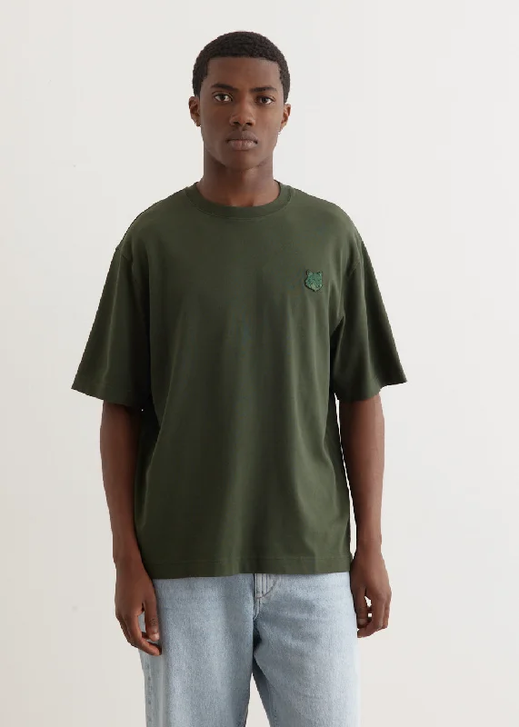 Friends and Family Sale Bold Fox Head Patch Oversized T-Shirt