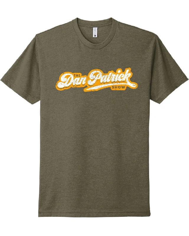 Great Bargain Dan Patrick Logo Military Green T-Shirt
