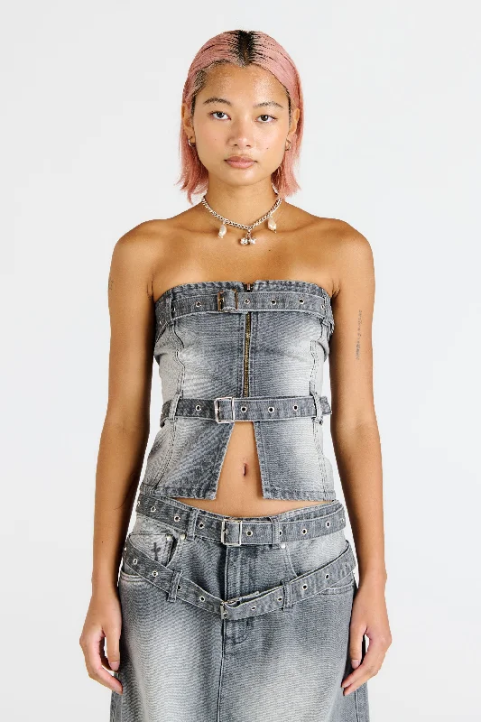 Amazing Deals Expanse Denim Corset