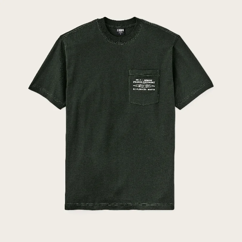 Fantastic Deals EMBROIDERED POCKET T-SHIRT