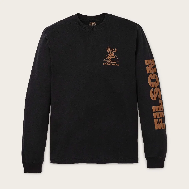 Overstock LONG SLEEVE FRONTIER GRAPHIC T-SHIRT