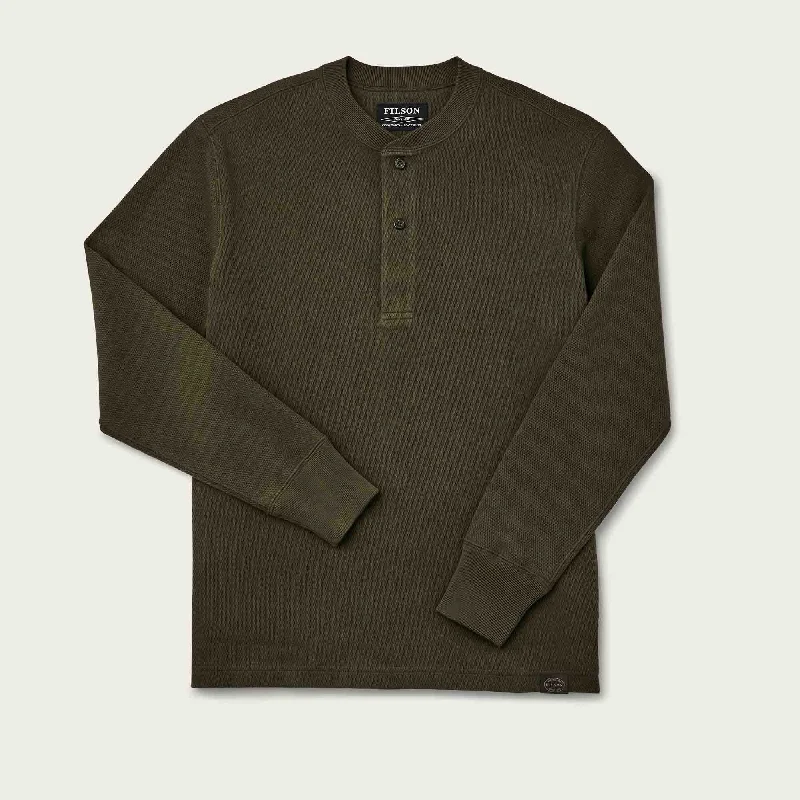 Price Slash WAFFLE KNIT HENLEY