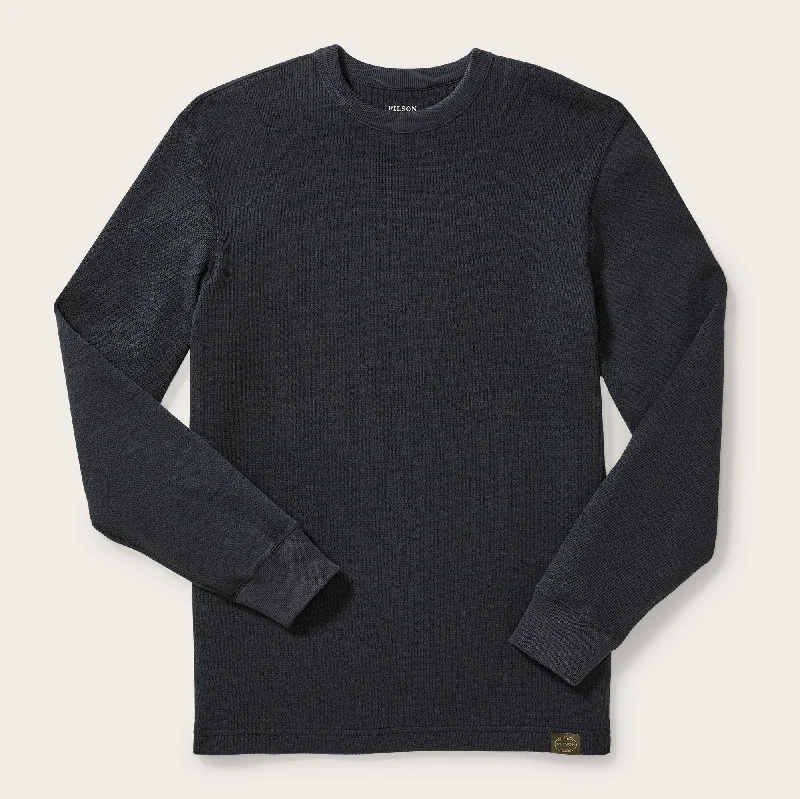 Great Deal WAFFLE KNIT THERMAL CREW