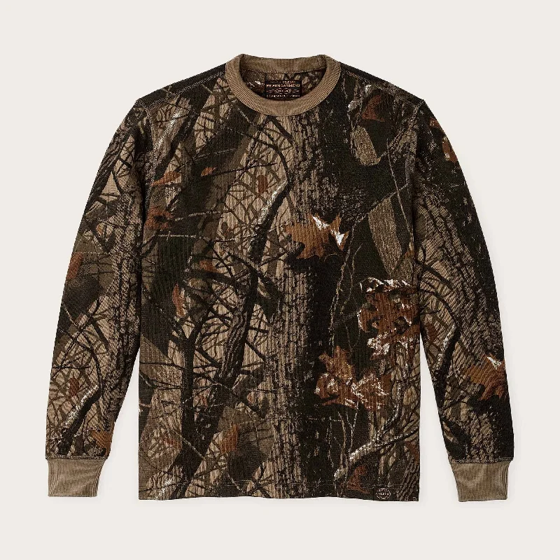 Incredible Offers WAFFLE KNIT THERMAL CREWNECK