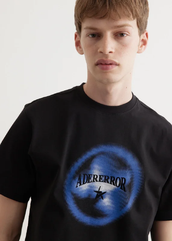 Limited Quantity Flocked Star Print T-Shirt