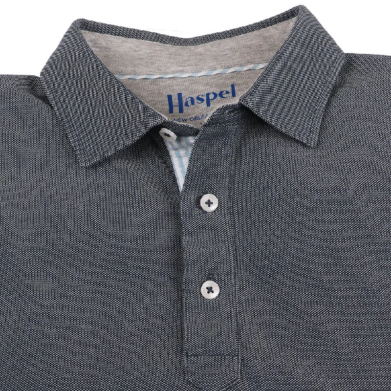 Don't Wait Fulton Navy Stretch Pique Polo