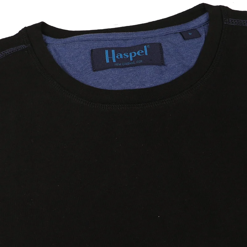 Hurry In Krewe Neck Luxe T-Shirt - Short Sleeve Black