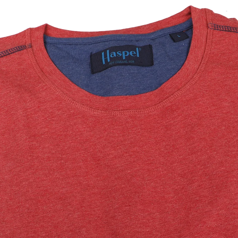 Major Savings Krewe Neck Luxe T-Shirt - Short Sleeve Red