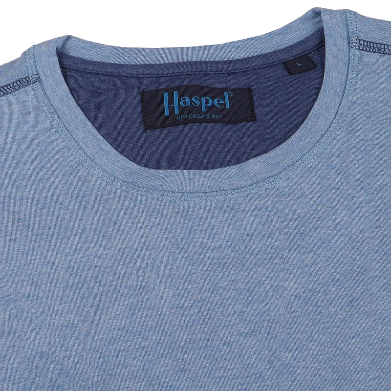 Instant Discount Krewe Neck Luxe T-Shirt - Short Sleeve Mid-Blue